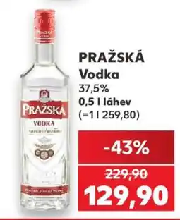Kaufland Pražská Vodka nabídka