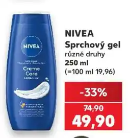Kaufland Nivea sprchový gel nabídka