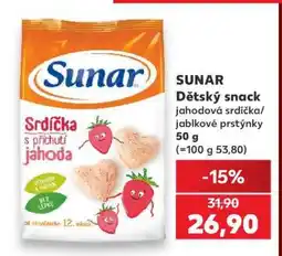 Kaufland SUNAR DĚTSKÝ SNACK nabídka
