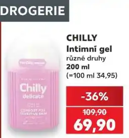 Kaufland Chilly intimní gel nabídka