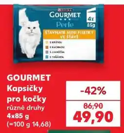 Kaufland GOURMET Kapsičky pro kočky nabídka