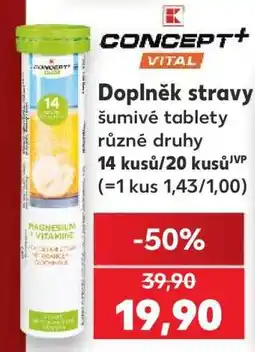 Kaufland Doplněk stravy šumivé tablety nabídka