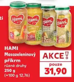 Kaufland Hami masozeleninový příkrm nabídka
