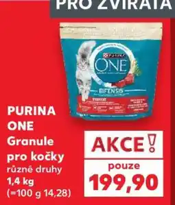Kaufland Purina One Granule pro kočky nabídka