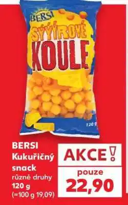 Kaufland BERSI Kukuřičný snack nabídka