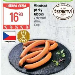 Globus Vídeňské párky Globus nabídka