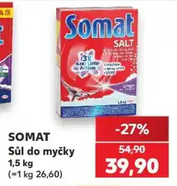 Kaufland Somat sůl do myčky nabídka