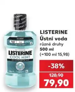 Kaufland Listerine ústní voda nabídka