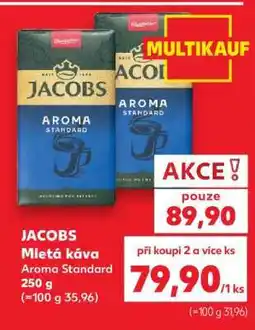 Kaufland JACOBS Mletá káva Aroma Standard nabídka