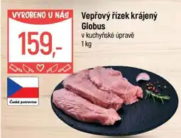 Globus Vepřový řízek krájený Globus nabídka