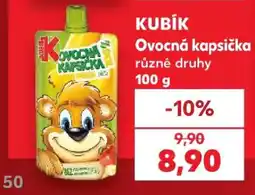 Kaufland KUBÍK Ovocná kapsička nabídka