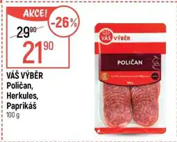 Globus Váš výběr Poličan Herkules, Paprikáš nabídka