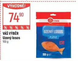 Globus VÁŠ VÝBĚR Uzený losos nabídka