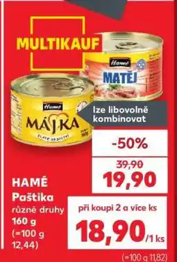 Kaufland Hamé paštika nabídka