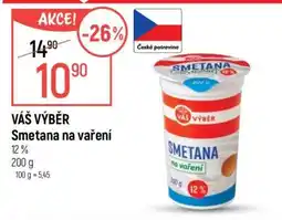 Globus Váš výběr Smetana na vaření nabídka