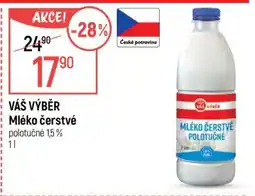 Globus Váš výběr Mléko čerstvé nabídka