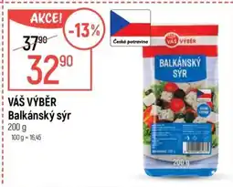 Globus VÁŠ VÝBĚR Balkánský sýr nabídka