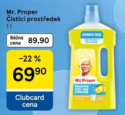 Tesco Mr. Proper čistící prostředek nabídka