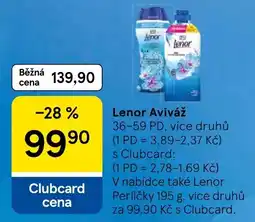 Tesco Lenor Aviváž nabídka