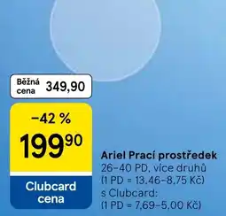 Tesco Ariel prací prostředek nabídka