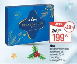 Globus Alpa dárková masážní sada nabídka
