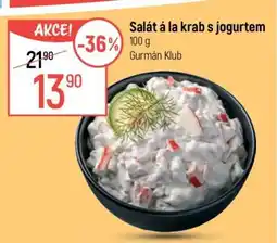 Globus Salát á la krab s jogurtem nabídka