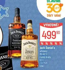 Globus Jack Daniel‘s nabídka
