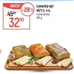 Globus Lovecký sýr 45 % t. v s nabídka