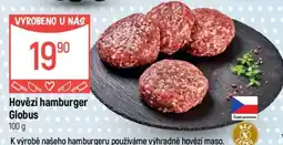 Globus Hovězí hamburger Globus nabídka