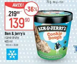 Globus Ben & Jerry’s různé druhy 465 ml nabídka