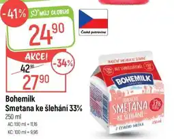 Globus Bohemilk Smetana ke šlehání 33% nabídka