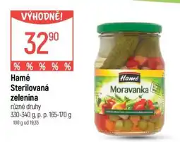 Globus Hamé Sterilovaná zelenina nabídka