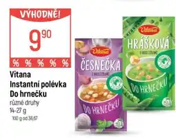 Globus Vitana Instantní polévka Do hrnečku nabídka