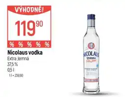 Globus Nicolaus Vodka nabídka