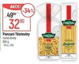 Globus Panzani Těstoviny nabídka
