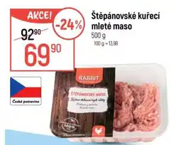Globus Štěpánovské kuřecí mleté maso nabídka