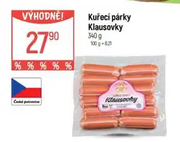 Globus Kuřecí párky Klausovky nabídka