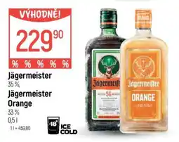 Globus Jägermeister, Jägermeister Orange nabídka