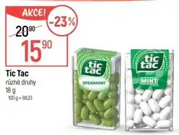 Globus Tic Tac nabídka