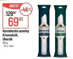 Globus Kostelecké uzeniny KŘEMEŠNÍK UHERÁK nabídka