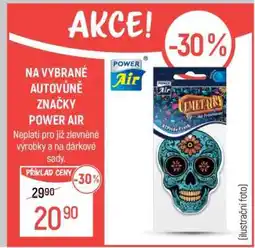 Globus Vybrané autovůně značky Power Air nabídka