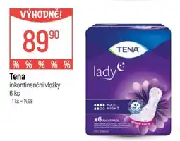 Globus Tena inkontinenční vložky 6 ks nabídka