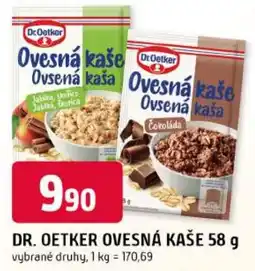 Trefa Dr Oetker ovesná kaše nabídka