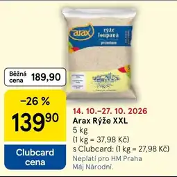 Tesco Arax Rýže XXL nabídka