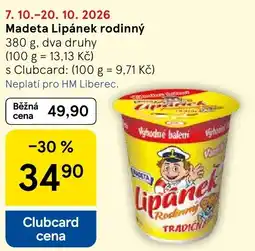 Tesco Madeta Lipánek rodinný nabídka