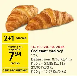 Tesco Croissant máslový nabídka