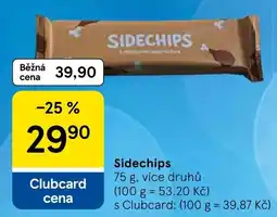 Tesco Sidechips nabídka