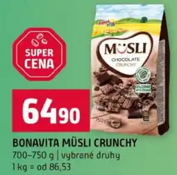 Terno Bonavita müsli crunchy nabídka