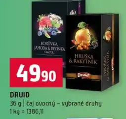 Terno Druid čaj ovocný - vybrané druhy nabídka