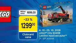 Tesco lego city letištní hasičské auto nabídka